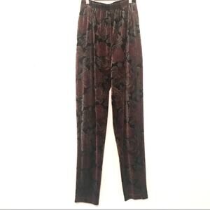 Jones New York rose pattern jogger lounge pants